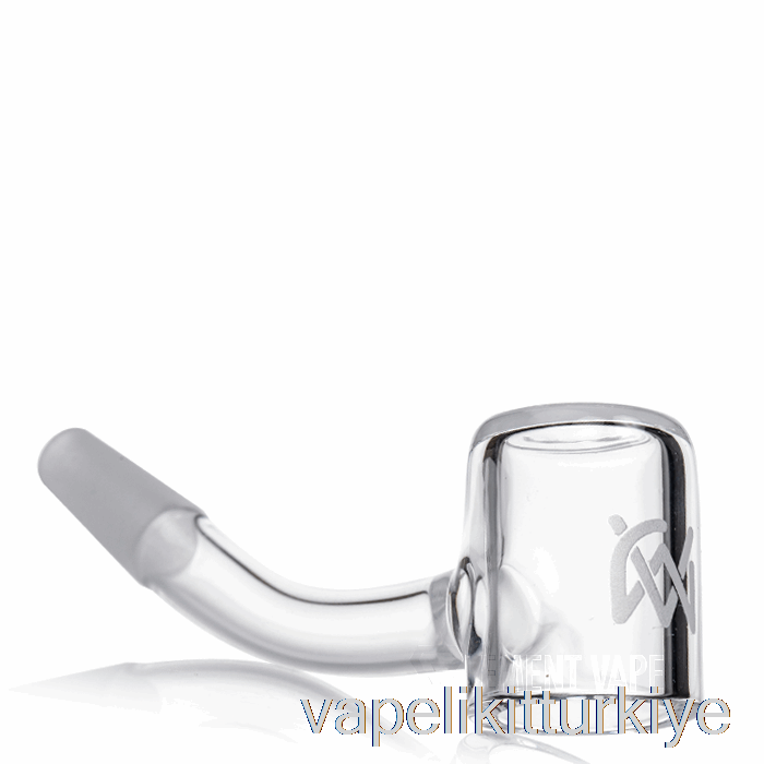 Vape Elektronik Sigara Mj Arsenal 10mm Premium Kuvars 45o Kova Banger Gümüş - Yarım Kaynak